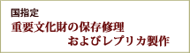 重要文化財保存修理、レプリカ